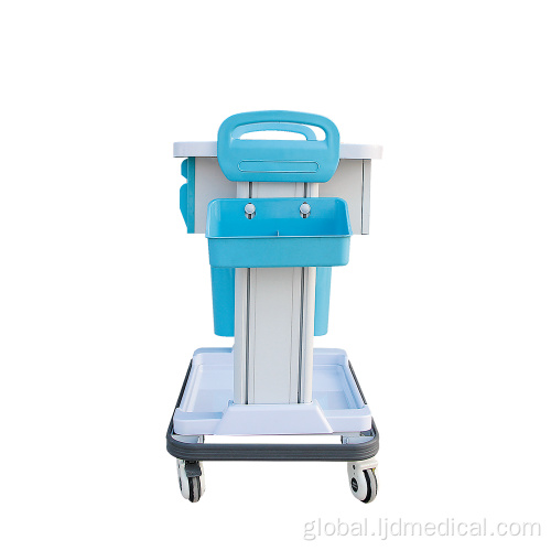 Emergency Trolley With Drawers And Wheels Hospital Drug Delivery emergency Trolley with Infusion Stand Supplier